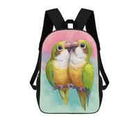 sinyumoney Two Birds in Love Rucksack School Secondary High School College Backpack Travel for Campus Outdoor Travel Sports 17inch
