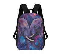 sinyumoney Two Elephants In Love Backpack School Bag Water Resistant Computer Rucksack for Teenage Girls Boys Women Men 17inch