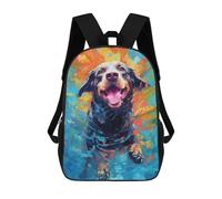sinyumoney Underwater Dog Backpack School Work Laptop Backpack Rucksack Bag for Men, Women & Teenage Boys 17inch