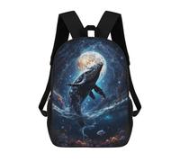 sinyumoney Underwater Dreamscape School Bags Water Resistant School Bag Business Backpack - Perfect for Travel, Work And Daily Use 17inch