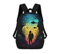 sinyumoney Underwater Explorer -2 Backpack School Computer Rucksack for School/Work/Travel for Boys/Girls/Teenagers 17inch