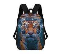 sinyumoney Underwater Tiger Encounter-1 Backpack School Bag Secondary Causal Travel High School Bags for Campus Outdoor Travel Sports 17inch