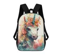 sinyumoney Unicorn Fantasy Art Print Backpack School Water Resistant Travel Backpack Computer Bag - Perfect for Travel, Work And Daily Use 17inch