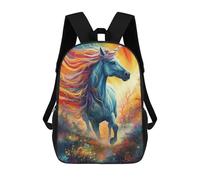 sinyumoney Unicorn Horse Fantasy School Backpack Water Resistant Travel Backpack Computer Bag - Perfect for Travel, Work And Daily Use 17inch