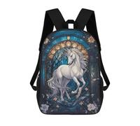 sinyumoney Unicorn Myth Animal School Bags Water Resistant Travel Backpack Computer Bag for Campus Outdoor Travel Sports 17inch