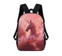 sinyumoney Unicorn Smoke Backpack School Bag Secondary Causal Travel High School Bags - Perfect for Travel, Work And Daily Use 17inch