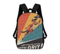 sinyumoney Union Jack Kangaroo School Backpack 3D Printed School Bags Boys Girls Laptop Backpack for Kids/Students/Adults 17inch