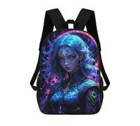 sinyumoney Unisex A Royal Witch 17 Inch Backpack 3d Printed Travel Backpack Casual Laptop Backpack Lightweight SchoolBag for Men Women Boys Girls