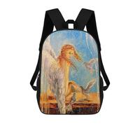 sinyumoney Unisex Angel Backpack 3D Printed Travel Rucksack Casual Laptop Rucksack Lightweight Schoolbag For Men Women Boys Girls 17inch