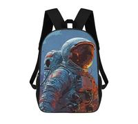 sinyumoney Unisex Astronauts Bring Space Backpack 3d Printed Travel Backpack Casual Laptop Backpack Lightweight SchoolBag for Men Women Boys Girls 17inch