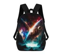 sinyumoney Unisex Blue Haze Backpack 3D Printed Travel Rucksack Casual Laptop Rucksack Lightweight Schoolbag For Men Women Boys Girls 17inch