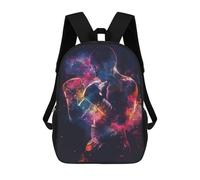 sinyumoney Unisex Boxing Galaxy Silhouette Backpack 3d Printed Travel Backpack Casual Laptop Backpack Lightweight SchoolBag for Men Women Boys Girls 17inch