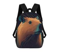 sinyumoney Unisex Capybara Drawing Backpack 3d Printed Travel Backpack Casual Laptop Backpack Lightweight SchoolBag for Men Women Boys Girls 17inch