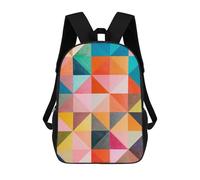 sinyumoney Unisex Colorful Art B Backpack 3D Printed Travel Rucksack Casual Laptop Rucksack Lightweight Schoolbag For Men Women Boys Girls 17inch