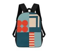 sinyumoney Unisex Colorful Minimalism 13 Backpack 3D Printed Travel Rucksack Casual Laptop Rucksack Lightweight Schoolbag For Men Women Boys Girls 17inch
