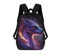 sinyumoney Unisex Cosmic Dragon Art Print-16 17 Inch Backpack 3d Printed Travel Backpack Casual Laptop Backpack Lightweight SchoolBag for Men Women Boys Girls