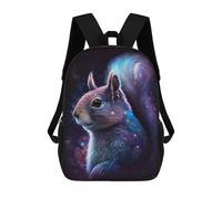 sinyumoney Unisex Cosmic Squirrel Art Print-5 17 Inch Backpack 3d Printed Travel Backpack Casual Laptop Backpack Lightweight SchoolBag for Men Women Boys Girls