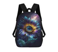 sinyumoney Unisex Cosmic Sunflower Bloom-8 17 Inch Backpack 3d Printed Travel Backpack Casual Laptop Backpack Lightweight SchoolBag for Men Women Boys Girls