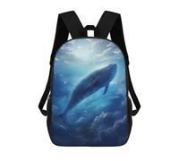 sinyumoney Unisex Cosmic Waters Backpack 3d Printed Travel Backpack Casual Laptop Backpack Lightweight SchoolBag for Men Women Boys Girls 17inch
