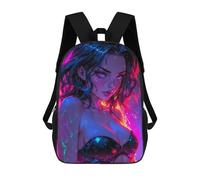 sinyumoney Unisex Crazy Anime Girl 17 Inch Backpack 3d Printed Travel Backpack Casual Laptop Backpack Lightweight SchoolBag for Men Women Boys Girls