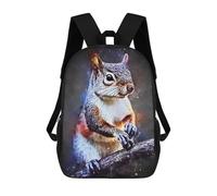 sinyumoney Unisex Cute Squirrel Backpack 3d Printed Travel Backpack Casual Laptop Backpack Lightweight SchoolBag for Men Women Boys Girls 17inch