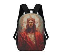 sinyumoney Unisex Divine Majesty Painting Backpack 3D Printed Travel Rucksack Casual Laptop Rucksack Lightweight Schoolbag For Men Women Boys Girls 17inch