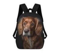 sinyumoney Unisex Dog AI Generative Backpack 3d Printed Travel Backpack Casual Laptop Backpack Lightweight SchoolBag for Men Women Boys Girls 17inch