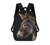 sinyumoney Unisex Donkey Backpack 3d Printed Travel Backpack Casual Laptop Backpack Lightweight SchoolBag for Men Women Boys Girls 17inch