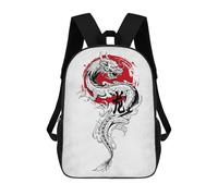 sinyumoney Unisex Dragon Japan Backpack 3d Printed Travel Backpack Casual Laptop Backpack Lightweight SchoolBag for Men Women Boys Girls 17inch