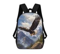 sinyumoney Unisex Eagle Mountains 17 Inch Backpack 3d Printed Travel Backpack Casual Laptop Backpack Lightweight SchoolBag for Men Women Boys Girls