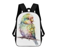 sinyumoney Unisex Exotic Baby Parakeet Bird 17 Inch Backpack 3d Printed Travel Backpack Casual Laptop Backpack Lightweight SchoolBag for Men Women Boys Girls