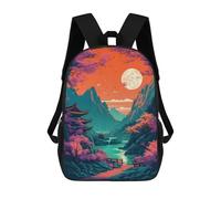 sinyumoney Unisex Fantasy Landscape 55 Backpack 3d Printed Travel Backpack Casual Laptop Backpack Lightweight SchoolBag for Men Women Boys Girls 17inch