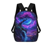 sinyumoney Unisex Fantasy Waterfall Landscape Backpack 3d Printed Travel Backpack Casual Laptop Backpack Lightweight SchoolBag for Men Women Boys Girls 17inch