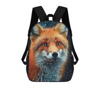 sinyumoney Unisex Fox Face Backpack 3d Printed Travel Backpack Casual Laptop Backpack Lightweight SchoolBag for Men Women Boys Girls 17inch
