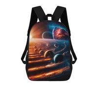 sinyumoney Unisex Galactic Dance of Orbits Backpack 3d Printed Travel Backpack Casual Laptop Backpack Lightweight SchoolBag for Men Women Boys Girls 17inch