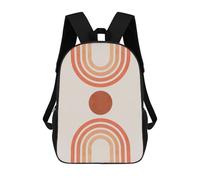 sinyumoney Unisex Geometric Modern Art 7 Backpack 3d Printed Travel Backpack Casual Laptop Backpack Lightweight SchoolBag for Men Women Boys Girls 17inch