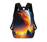 sinyumoney Unisex GOLDEN SUNRISE Backpack 3D Printed Travel Rucksack Casual Laptop Rucksack Lightweight Schoolbag For Men Women Boys Girls 17inch