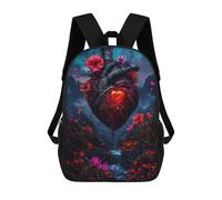 sinyumoney Unisex Heart of The Forest Backpack 3d Printed Travel Backpack Casual Laptop Backpack Lightweight SchoolBag for Men Women Boys Girls 17inch