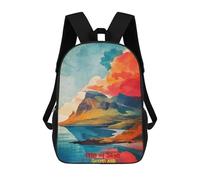 sinyumoney Unisex Isle of Skye Art Backpack 3d Printed Travel Backpack Casual Laptop Backpack Lightweight SchoolBag for Men Women Boys Girls 17inch