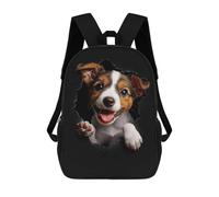 sinyumoney Unisex Jack Russell Backpack 3d Printed Travel Backpack Casual Laptop Backpack Lightweight SchoolBag for Men Women Boys Girls 17inch