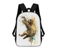 sinyumoney Unisex Jump Sloth Backpack 3D Printed Travel Rucksack Casual Laptop Rucksack Lightweight Schoolbag For Men Women Boys Girls 17inch