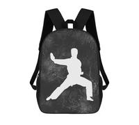 sinyumoney Unisex Karate 4 Backpack 3d Printed Travel Backpack Casual Laptop Backpack Lightweight SchoolBag for Men Women Boys Girls 17inch