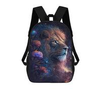 sinyumoney Unisex Magical Lion Fantasy Artwork 17 Inch Backpack 3d Printed Travel Backpack Casual Laptop Backpack Lightweight SchoolBag for Men Women Boys Girls