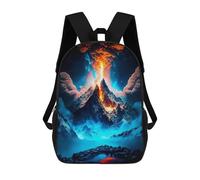 sinyumoney Unisex Martian Eruption Backpack 3d Printed Travel Backpack Casual Laptop Backpack Lightweight SchoolBag for Men Women Boys Girls 17inch