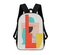 sinyumoney Unisex Modern Collage 6 Backpack 3d Printed Travel Backpack Casual Laptop Backpack Lightweight SchoolBag for Men Women Boys Girls 17inch