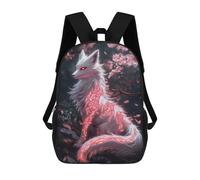 sinyumoney Unisex Mystical Art Foxwith Red Markings 17 Inch Backpack 3d Printed Travel Backpack Casual Laptop Backpack Lightweight SchoolBag for Men Women Boys Girls