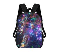 sinyumoney Unisex Neon Dream Girl Backpack 3D Printed Travel Rucksack Casual Laptop Rucksack Lightweight Schoolbag For Men Women Boys Girls 17inch