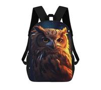 sinyumoney Unisex Owl Cool Backpack 3D Printed Travel Rucksack Casual Laptop Rucksack Lightweight Schoolbag For Men Women Boys Girls 17inch