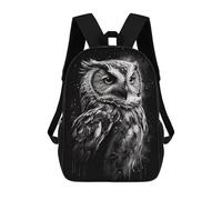 sinyumoney Unisex Owl Drawn Backpack 3d Printed Travel Backpack Casual Laptop Backpack Lightweight SchoolBag for Men Women Boys Girls 17inch