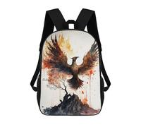 sinyumoney Unisex Phoenix from The Ashes Backpack 3D Printed Travel Rucksack Casual Laptop Rucksack Lightweight Schoolbag For Men Women Boys Girls 17inch